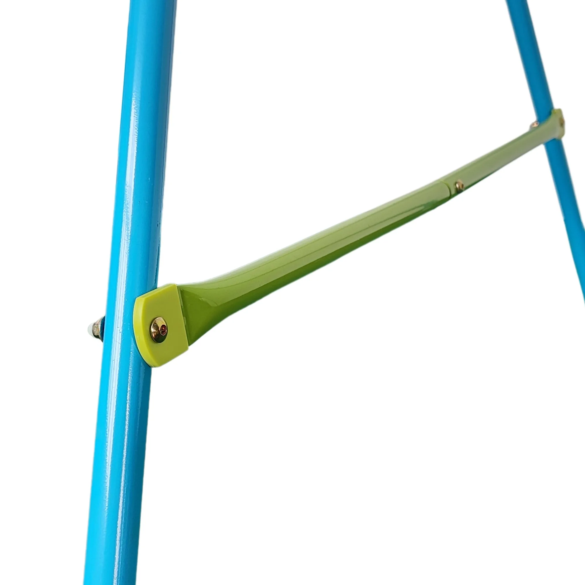 2-in-1 Baby Swing Set - Green & Blue | Safe, Durable, 110lbs Capacity | Ideal for Outdoor Playgrounds | Ages 3 