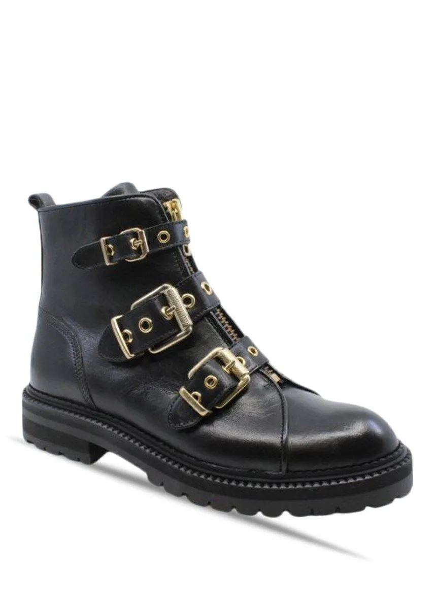 A1343 Black calf/gold 602 - Black Calf/Gold 602