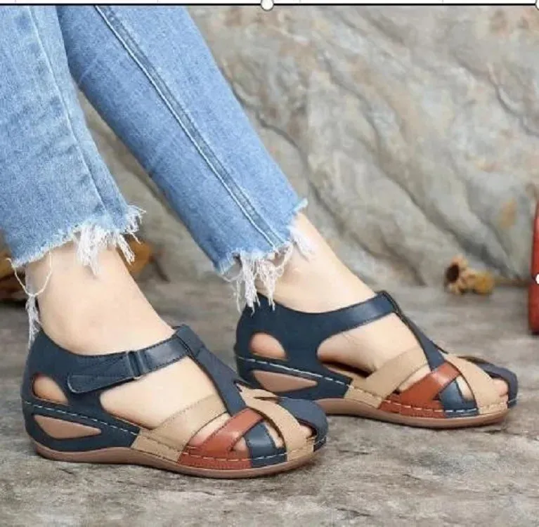 Aiertu Fashion Women Sandals Waterproo Sli on Round Female  Slippers Casual Comfortable Outdoor Fashion Sunmmer Plus Size Shoes Women