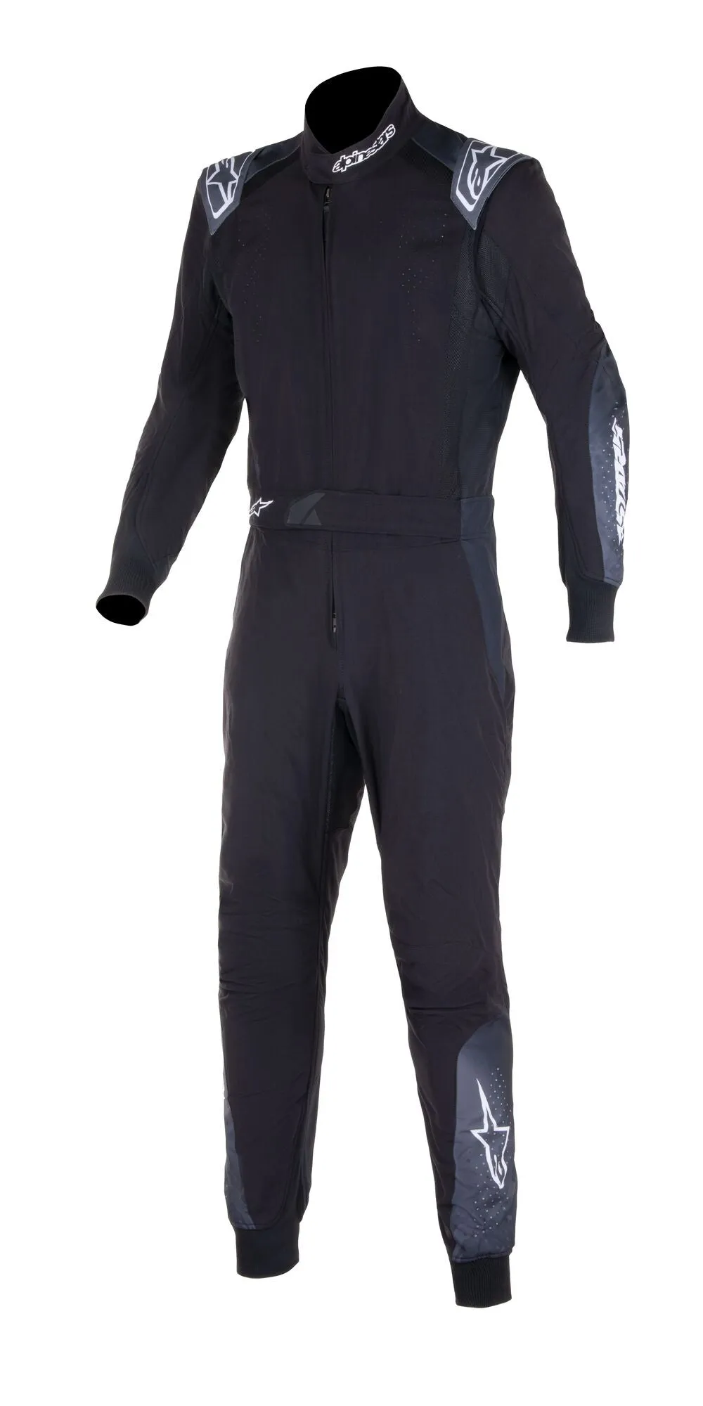 ALPINESTARS 3353023_1065_42 KMX-5 V2 Karting suit, CIK, black/dark shadow, Size 42