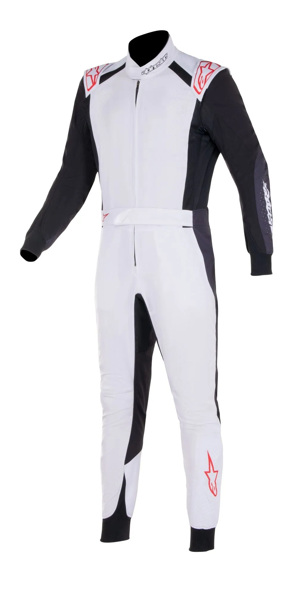 ALPINESTARS 3353023_2030_42 KMX-5 V2 Karting suit, CIK, white/black/bright red, Size 42