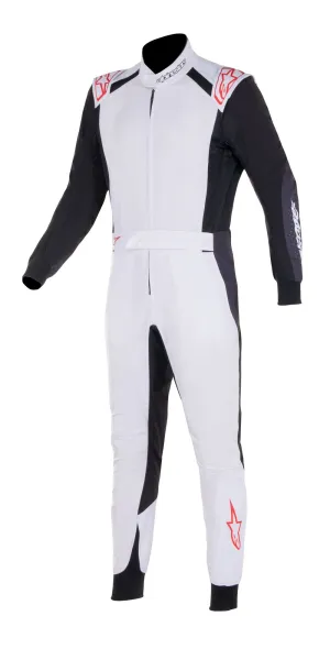 ALPINESTARS 3353023_2030_44 KMX-5 V2 Karting suit, CIK, white/black/bright red, Size 44