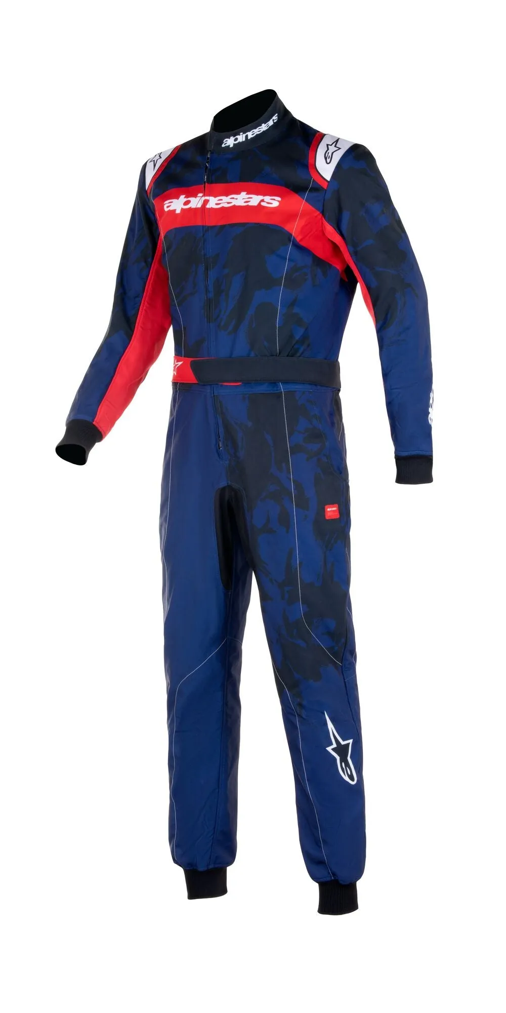 ALPINESTARS 3356623_7138_140 KMX-9 V2 S GRAPHIC 5 Karting suit, CIK, youth, navy/red, Size 140