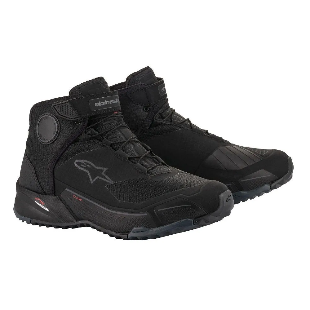 Alpinestars CR-X Drystar Waterproof Motorcycle Riding Shoes Black