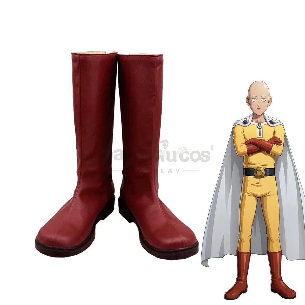 Anime One Punch Man Cosplay Saitama Cosplay Shoes