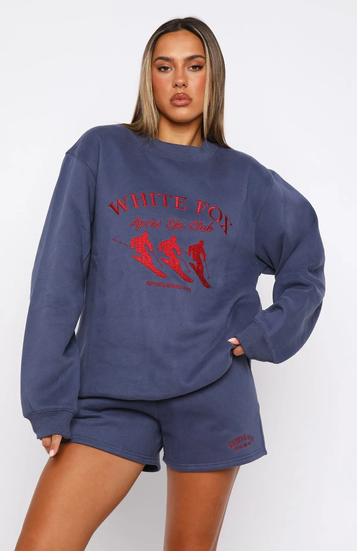 Après Ski Club Oversized Sweater Navy