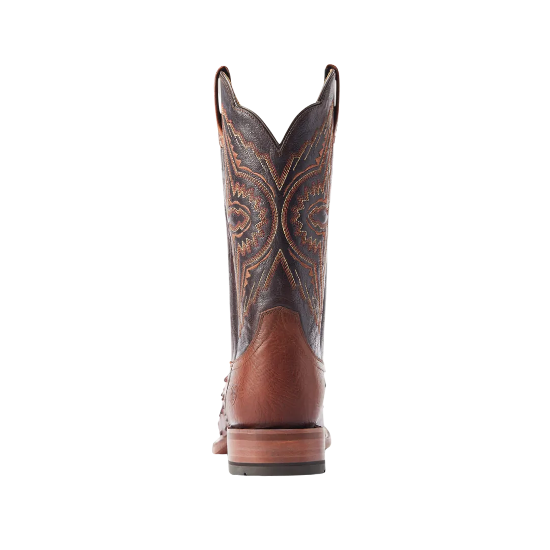 Ariat Men's Broncy Western Cinnamon Full Quill Ostrich Boots