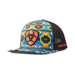 ARIAT Southwest Orange Shield (Black/Multi) - Trucker Cap