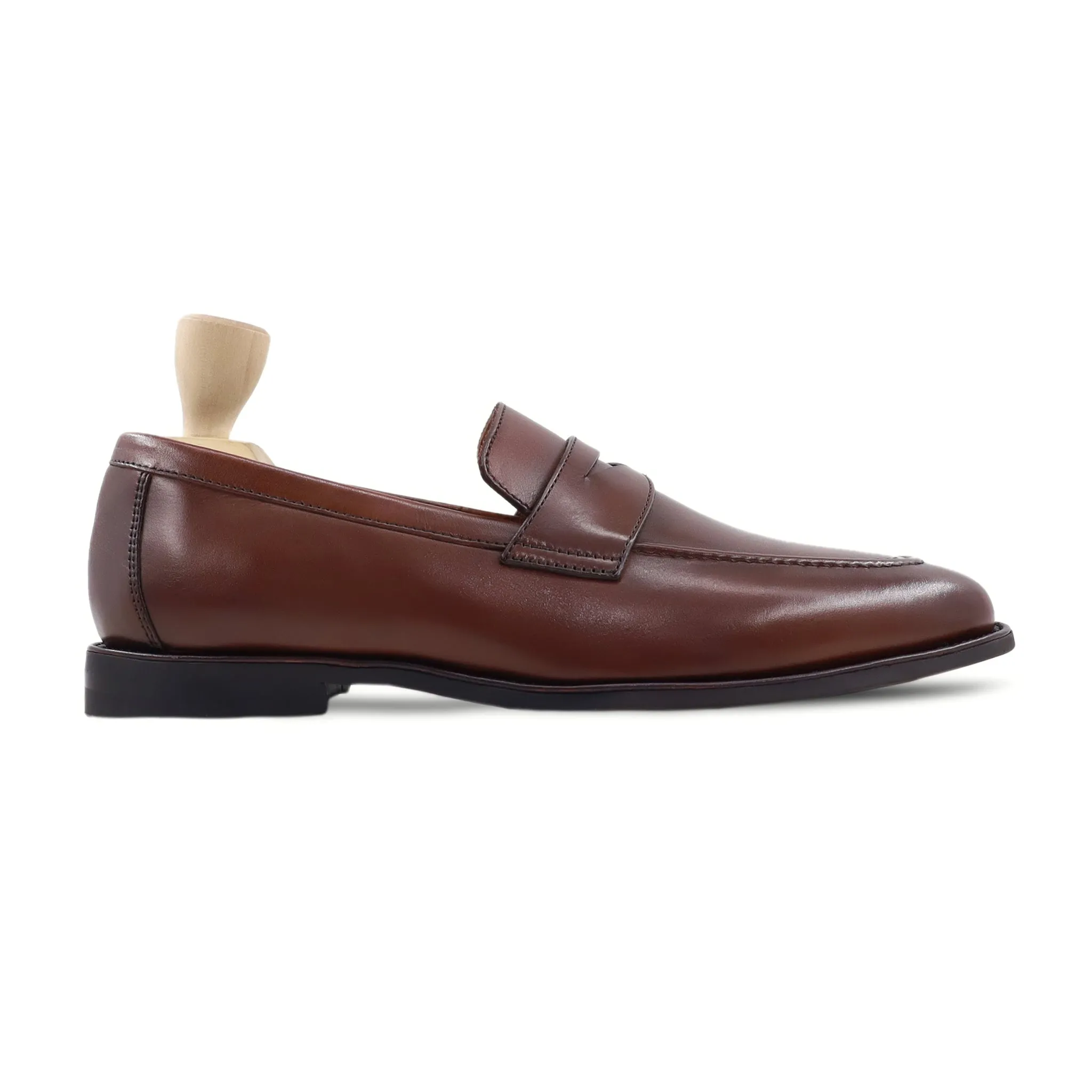 Ashly - Men's Brown Calf Leather Loafer