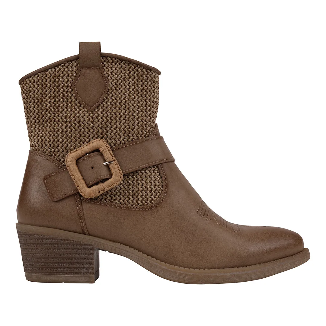 Avery Taupe Western Booties