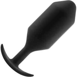 b-Vibe Snug Plug 6 XXXL Silicone Weighted Butt Plug - Black