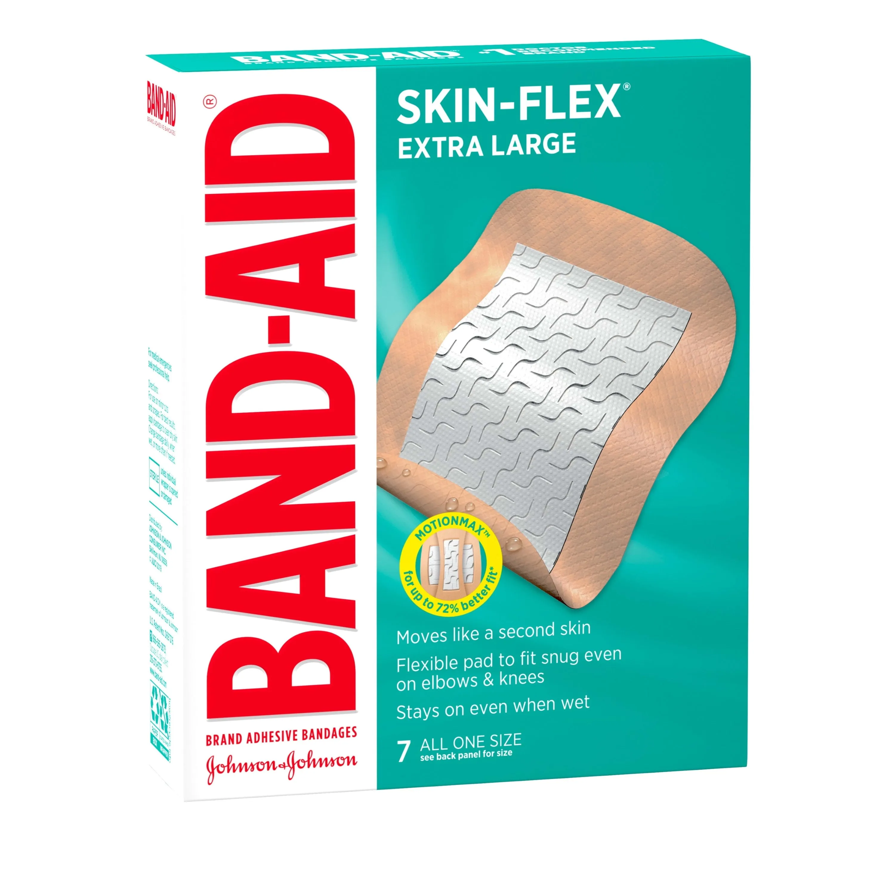 Band-Aid Brand Skin-Flex Adhesive Bandages, Extra Large, 7 ct