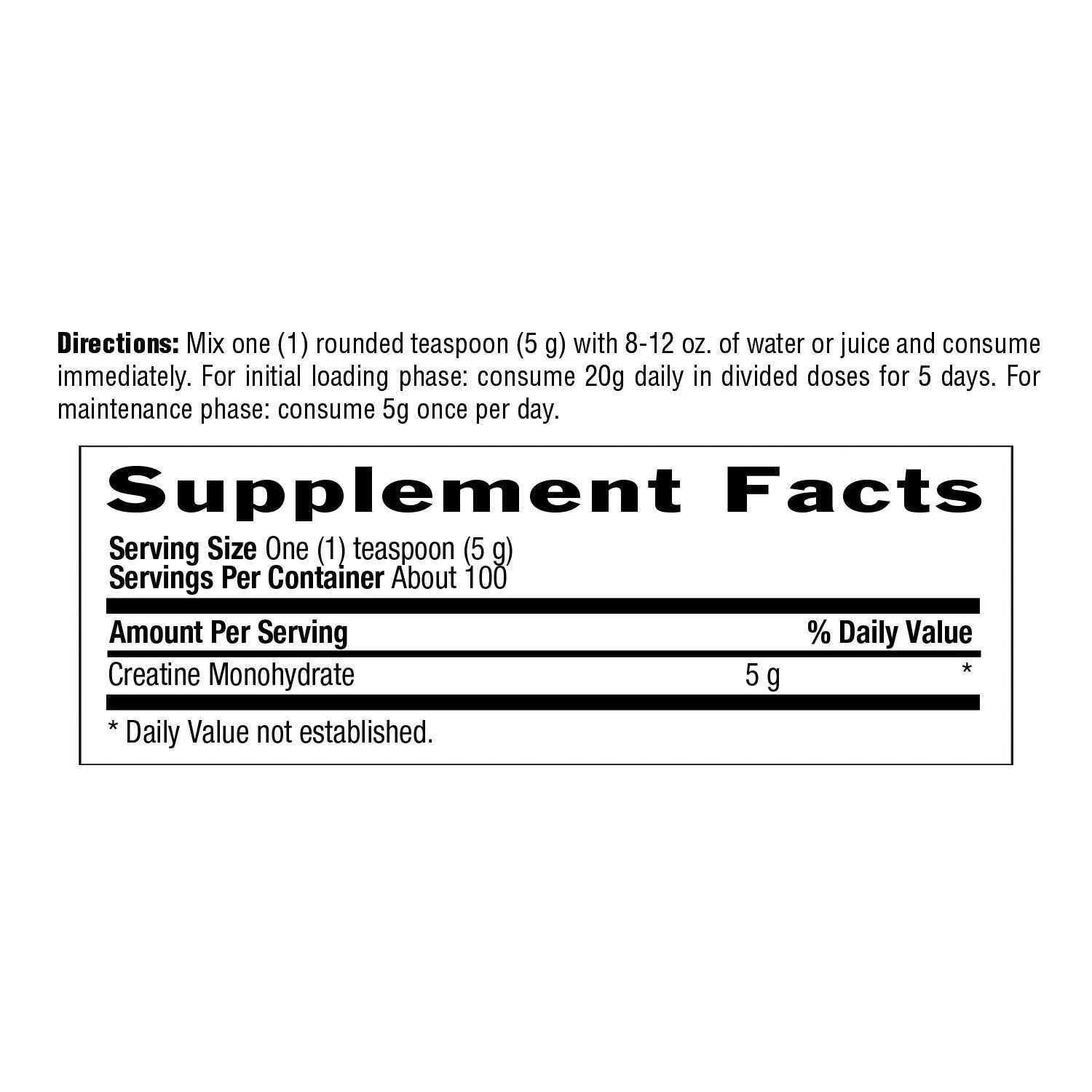 Biochem Micronized Creatine Monohydrate 17.6 oz Powder