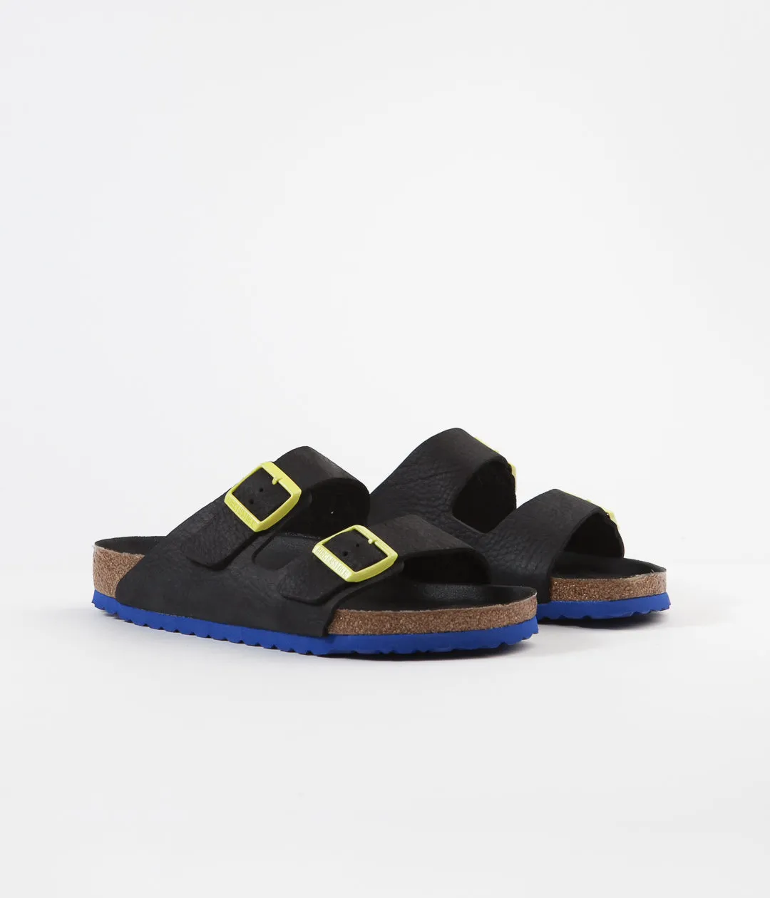 Birkenstock Arizona BS Sandals - Black / White Pop