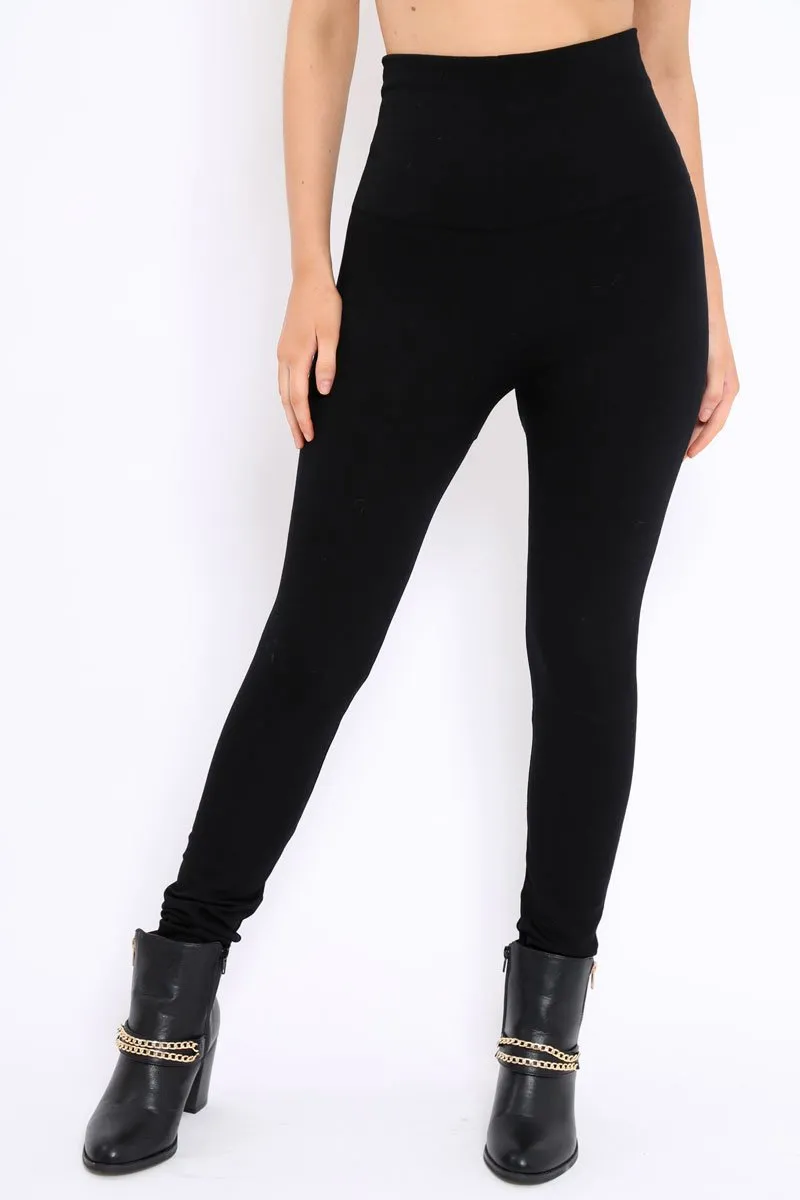 Black High Waisted Shape Leggings - Binky