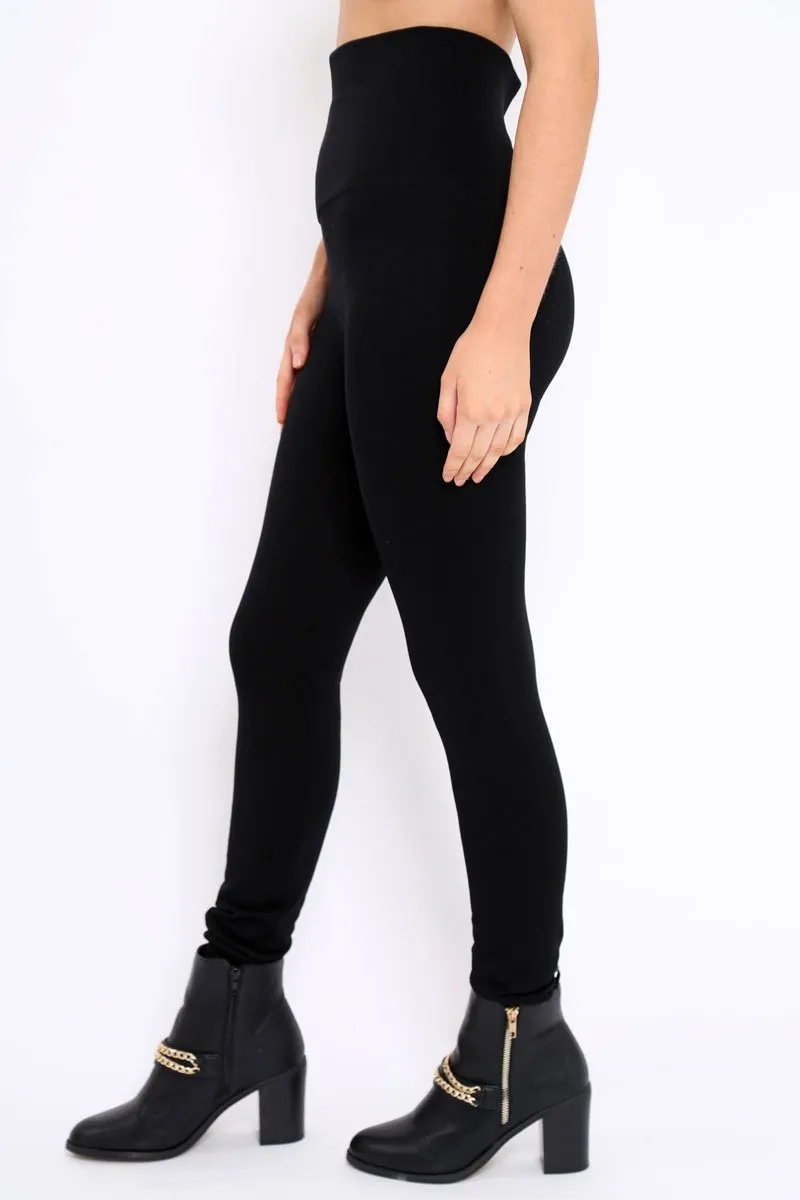 Black High Waisted Shape Leggings - Binky