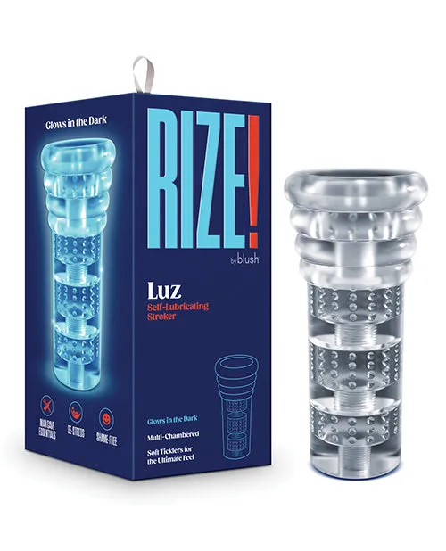 Blush Rize Luz Self-Lubricating Stroker - Clear