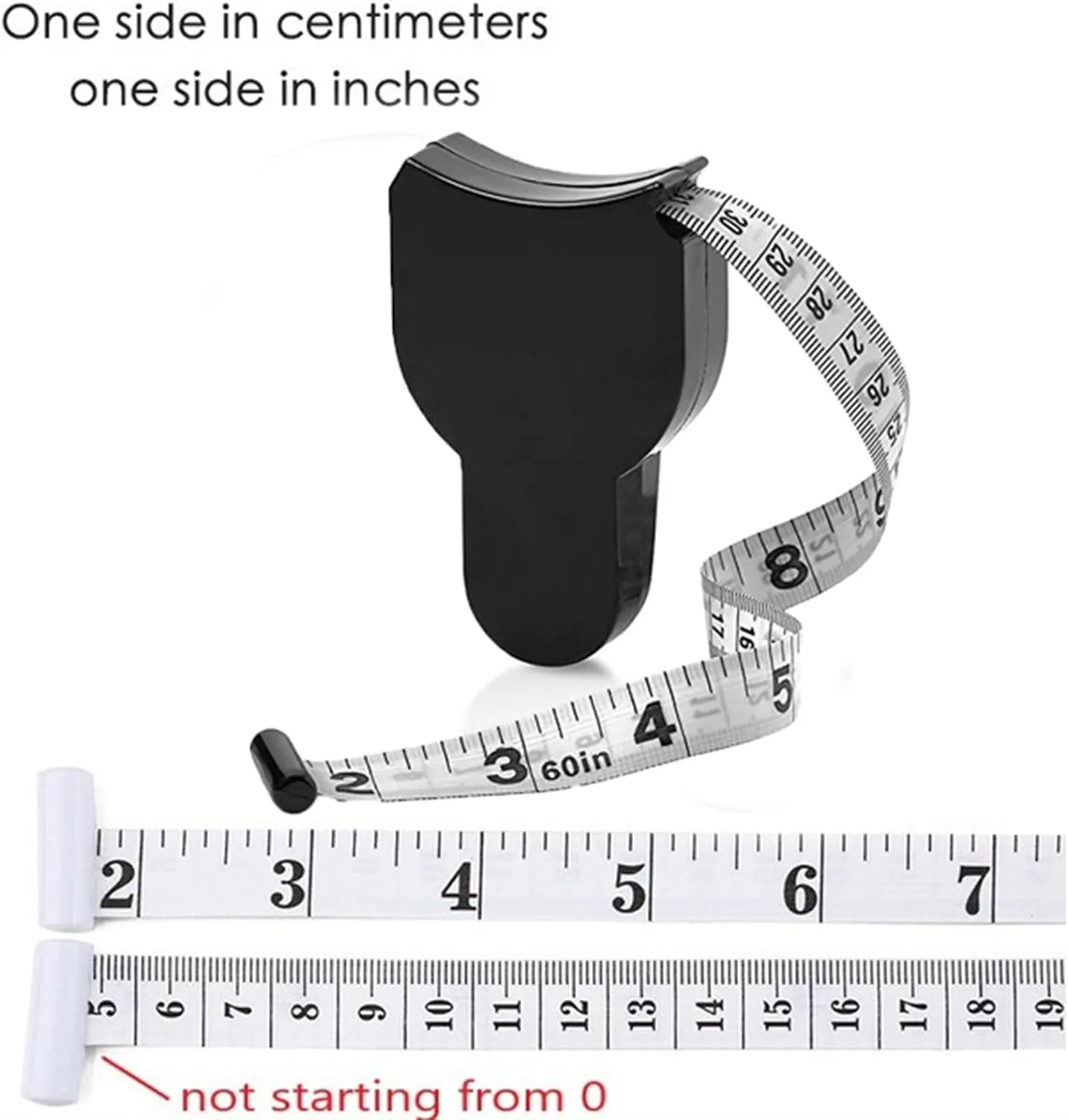 Body Measuring Tape Automatic Telescopic Tape Measuring Ruler Metric Centimeter Tape Meter Measure Metric Tapes Sewing Ruler