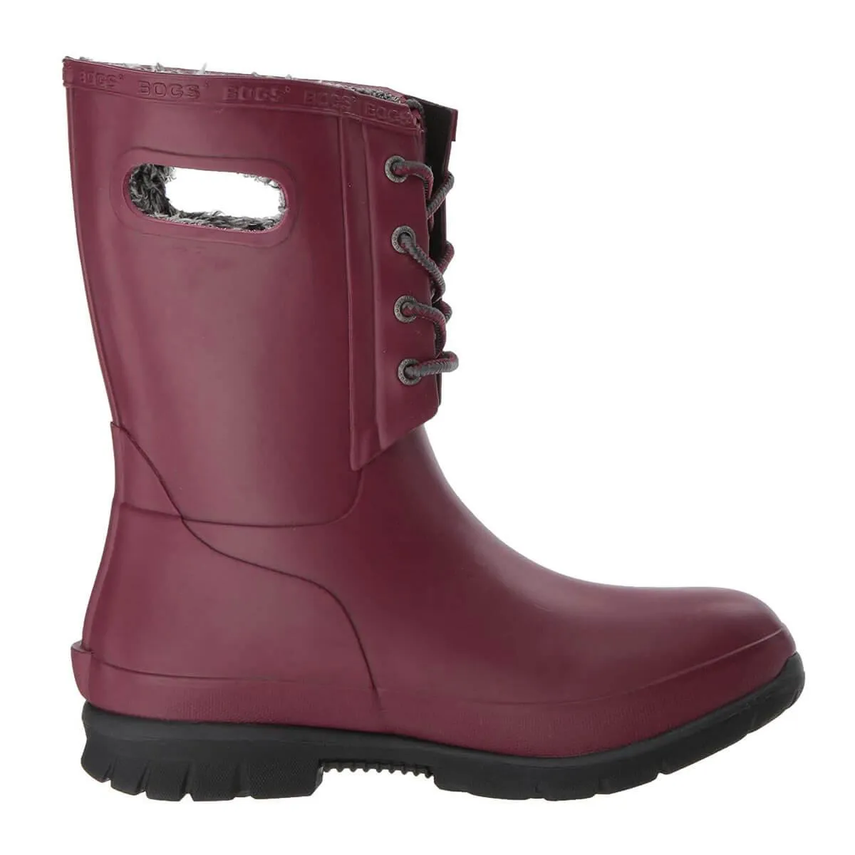 Bogs Women's Insulated Boots - Amanda Burgundy Plush | 72103-601