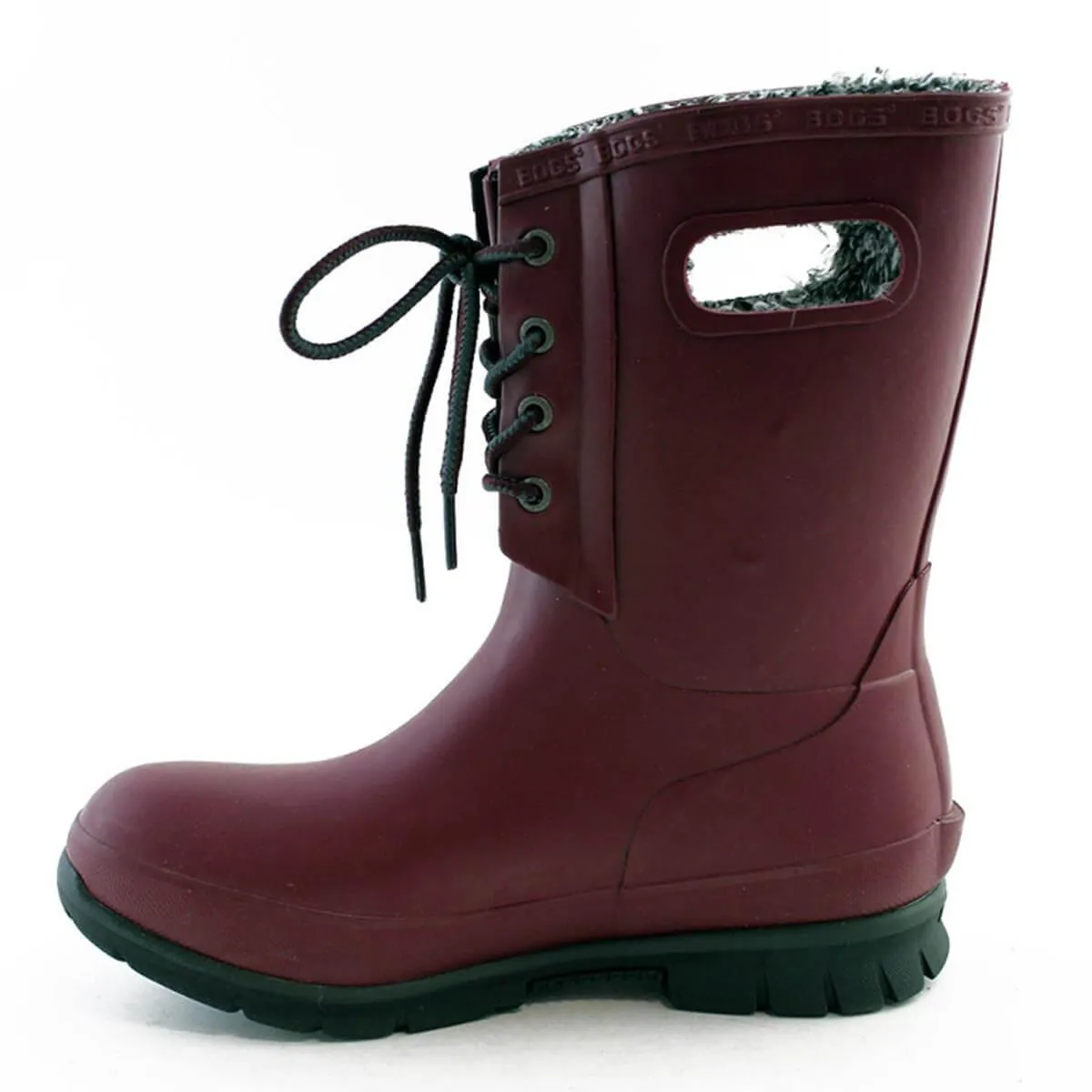 Bogs Women's Insulated Boots - Amanda Burgundy Plush | 72103-601