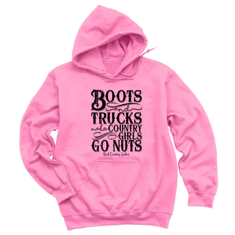 Boots And Trucks Black Print Hoodies & Long Sleeves