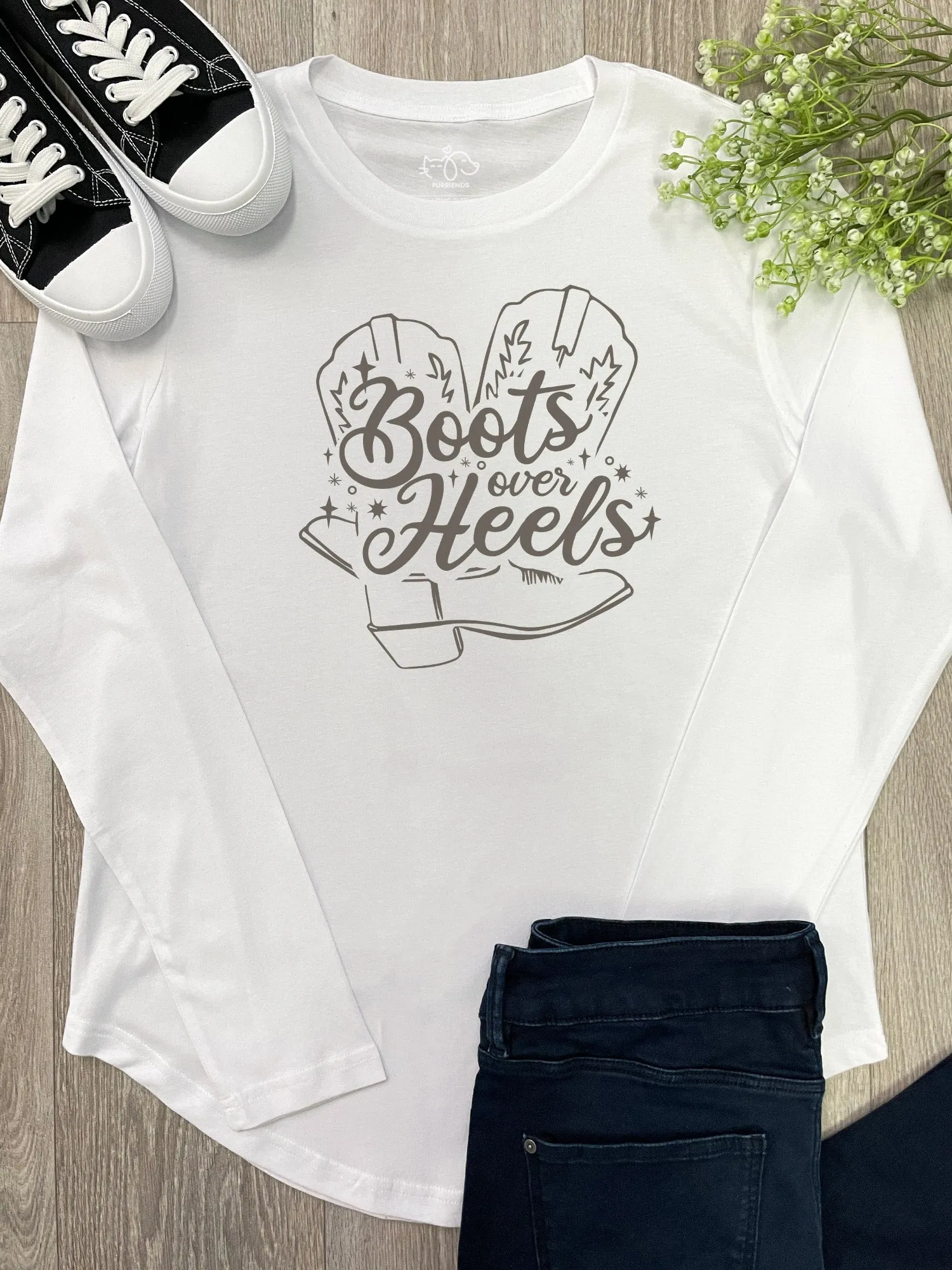 Boots Over Heels Olivia Long Sleeve Tee