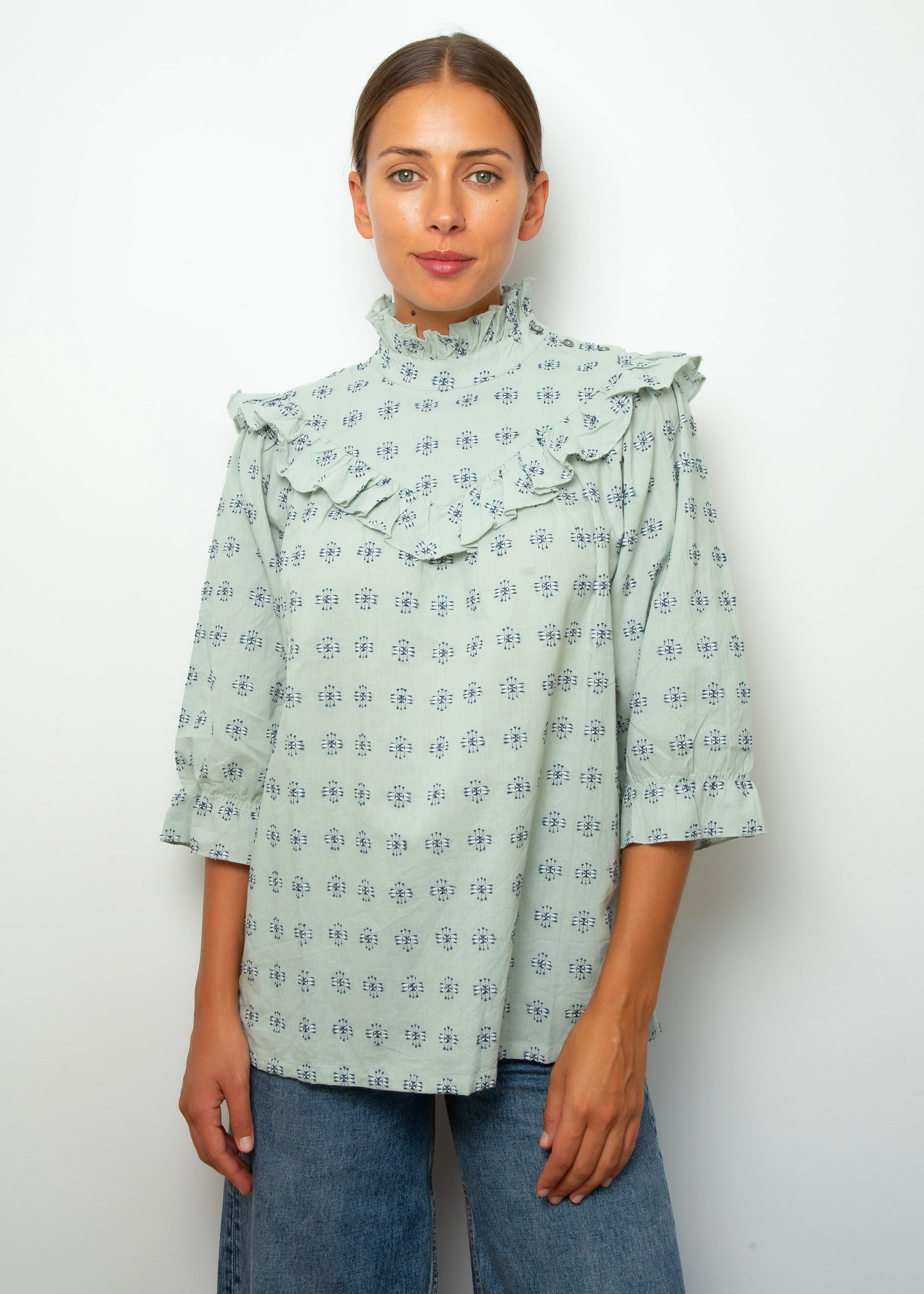 BR Dalva Blouse in Blue