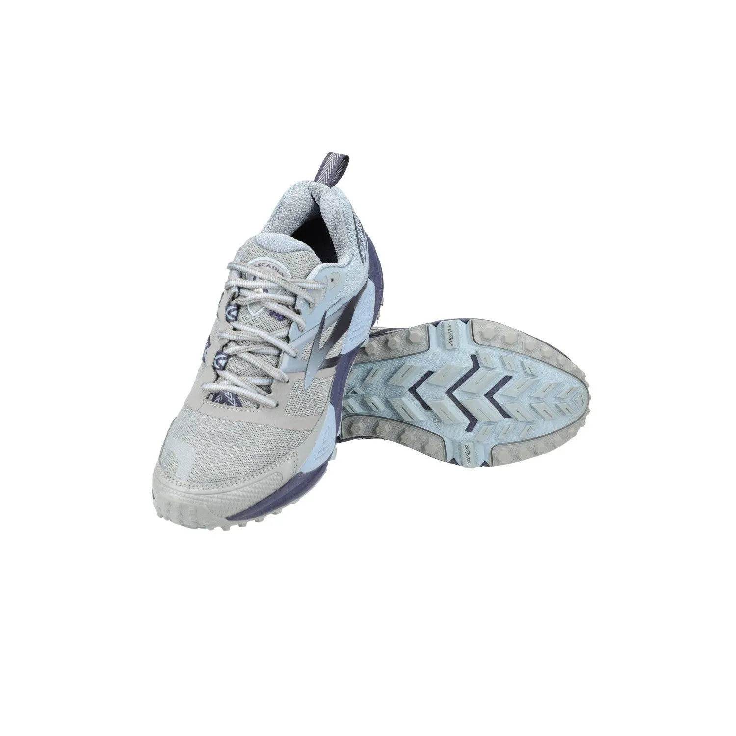 Brooks Cascadia 12 Trail Sport Shoes Fabric Grey Colour For Women