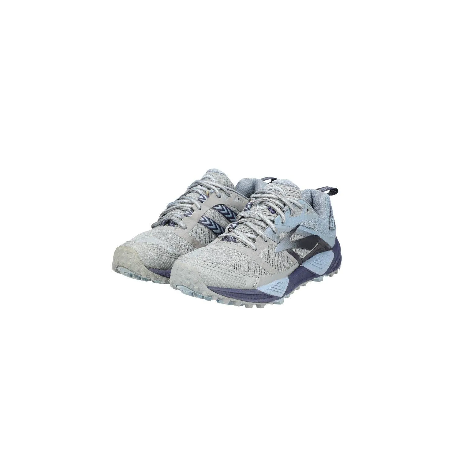 Brooks Cascadia 12 Trail Sport Shoes Fabric Grey Colour For Women