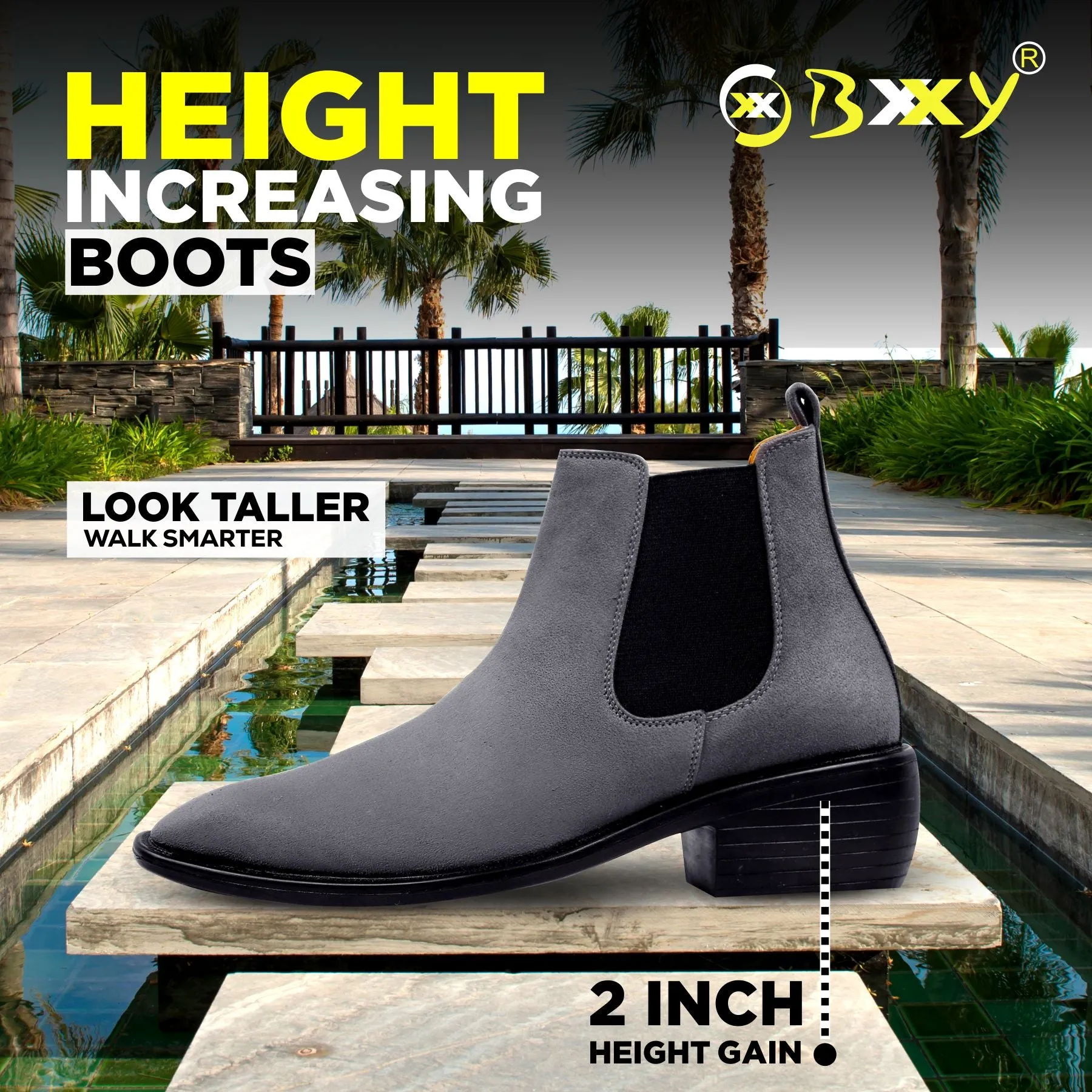 Bxxy Men's Formal and Casual Wear Chelsea Boots