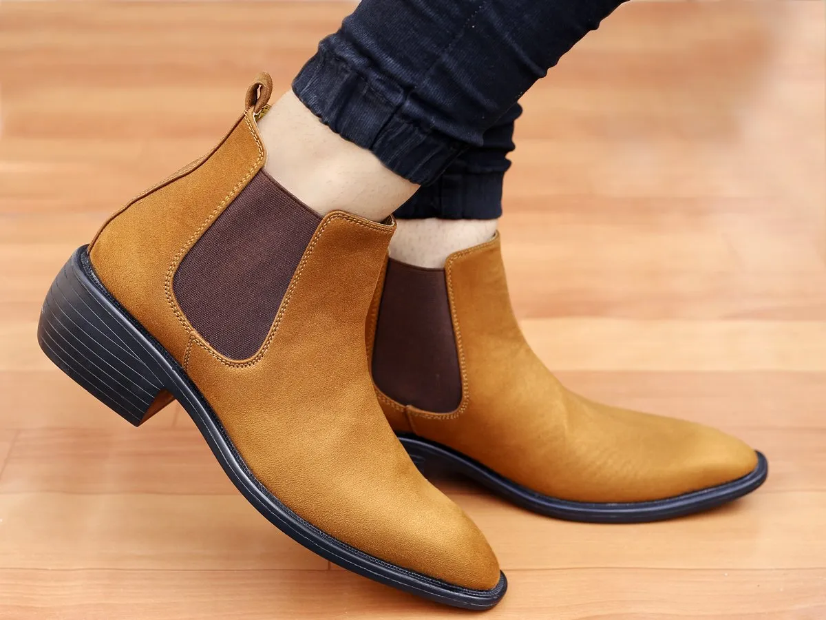 Bxxy Men's Formal and Casual Wear Chelsea Boots