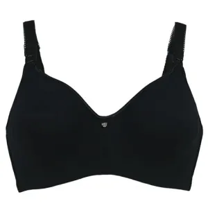 Cake Croissant Flexible Wire Nursing Bra Black