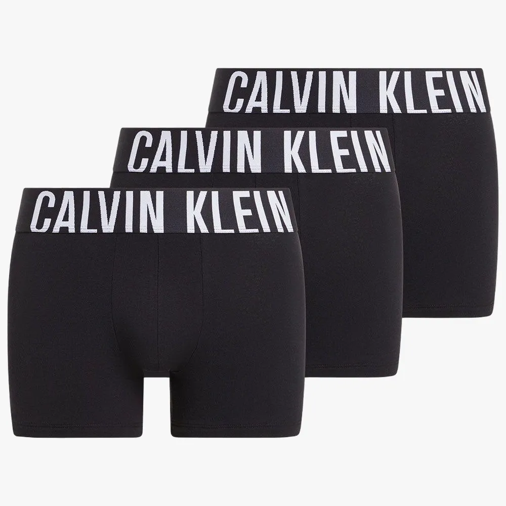 Calvin Klein Mens 3 Pack Trunk Black