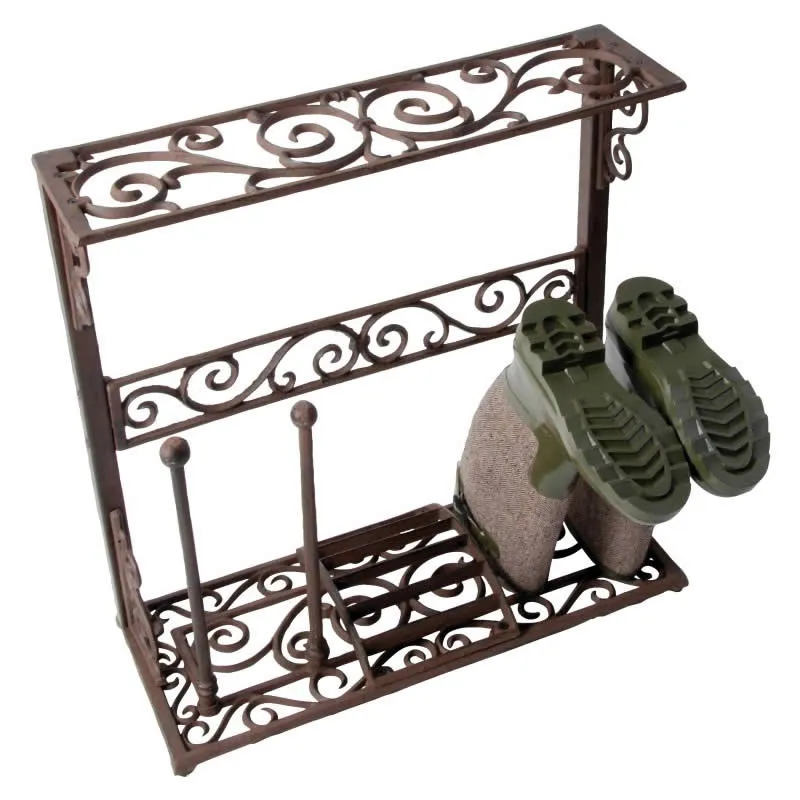 Cast Iron Boot Rack - Small