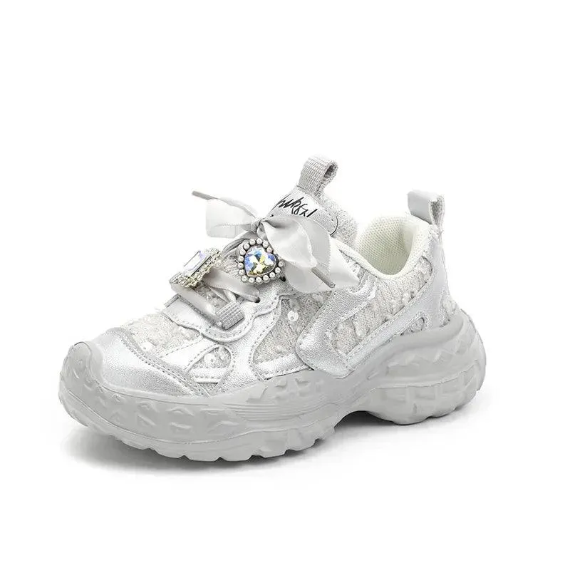 Children's Casual Shoes - Girls' Chunky Running Sneakers - TSS252