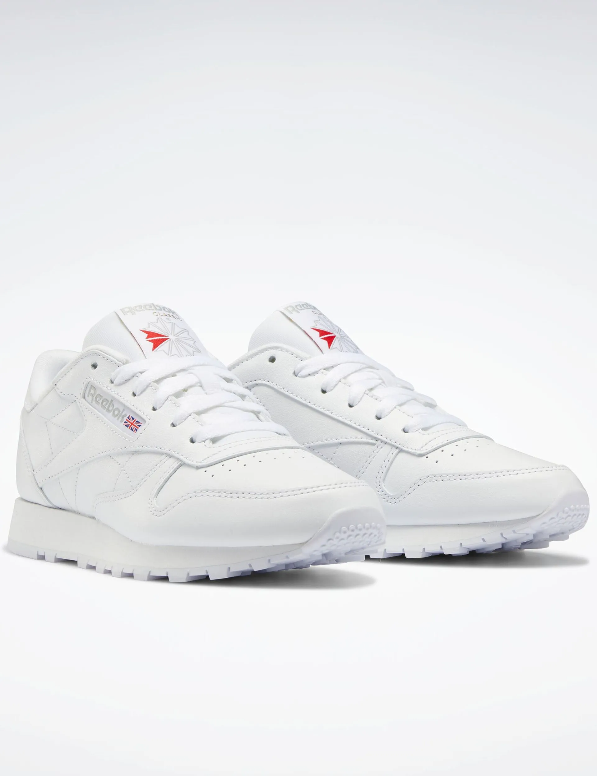 Classic Leather Shoes - Cloud White/Pure Grey 3