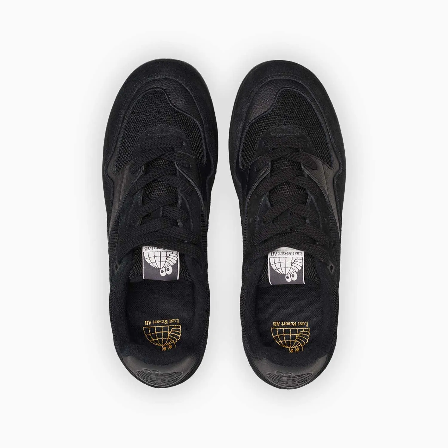 CM002-Lo Suede/Leather/Mesh (Black/Black)