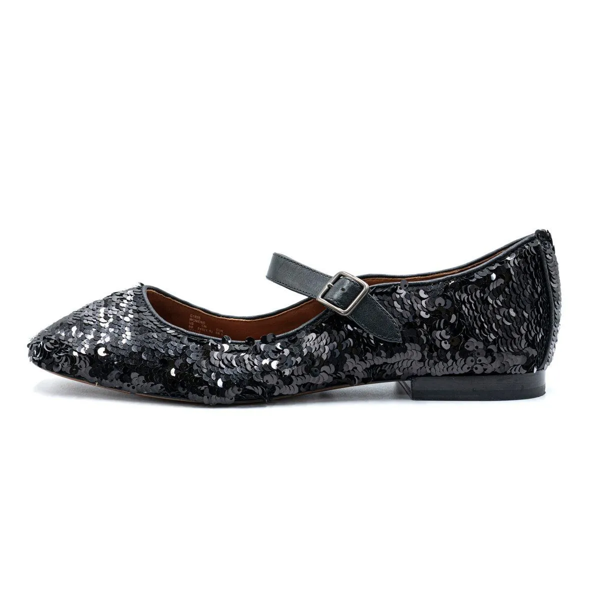 Coach Mary Jane Ballerinas Sequins Black Colour For Women