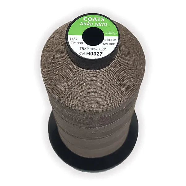 Coats Terko Satin 36 Upholstery & Bag Making Thread - Poly-Cotton