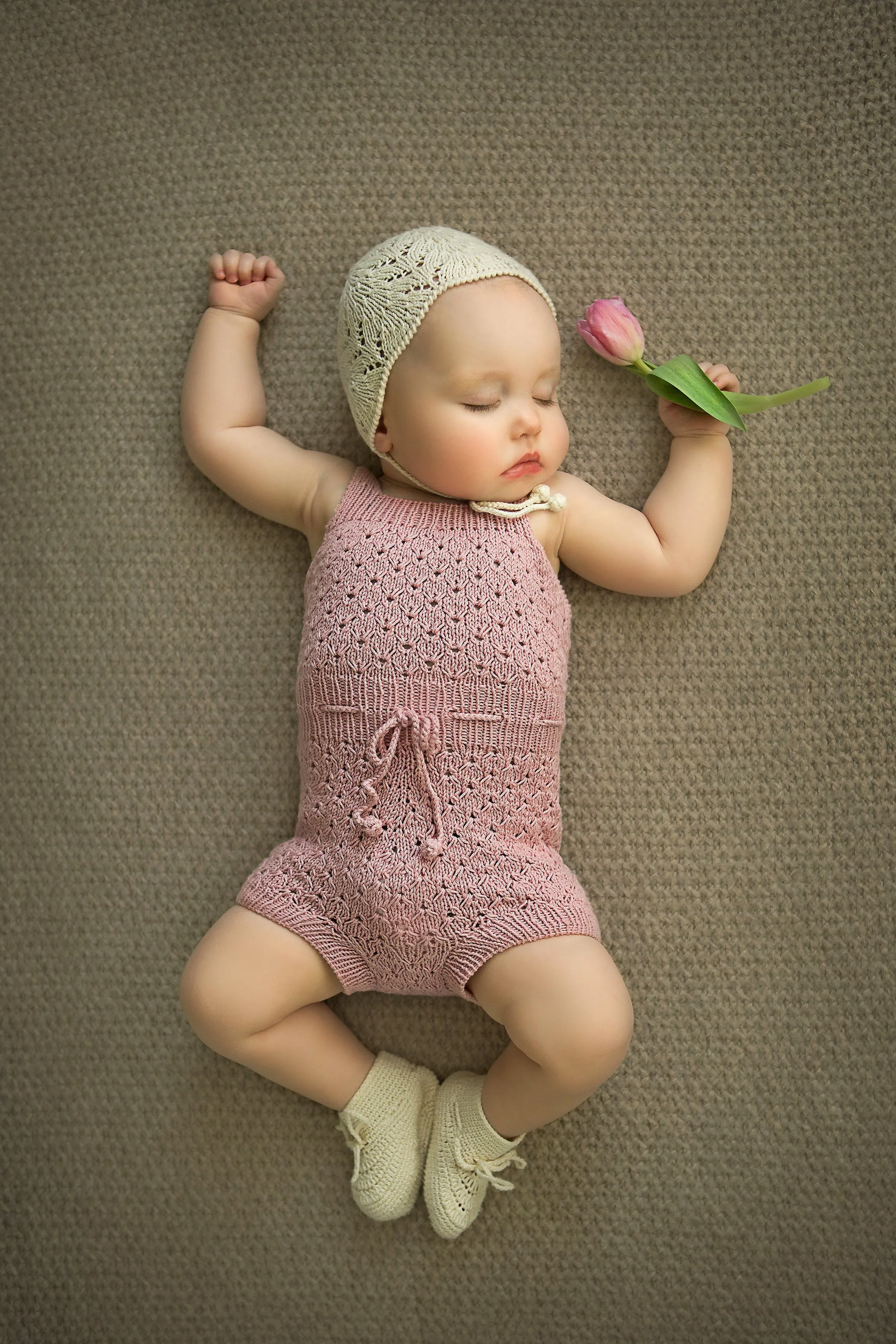 Cotton Lacy Bonnet