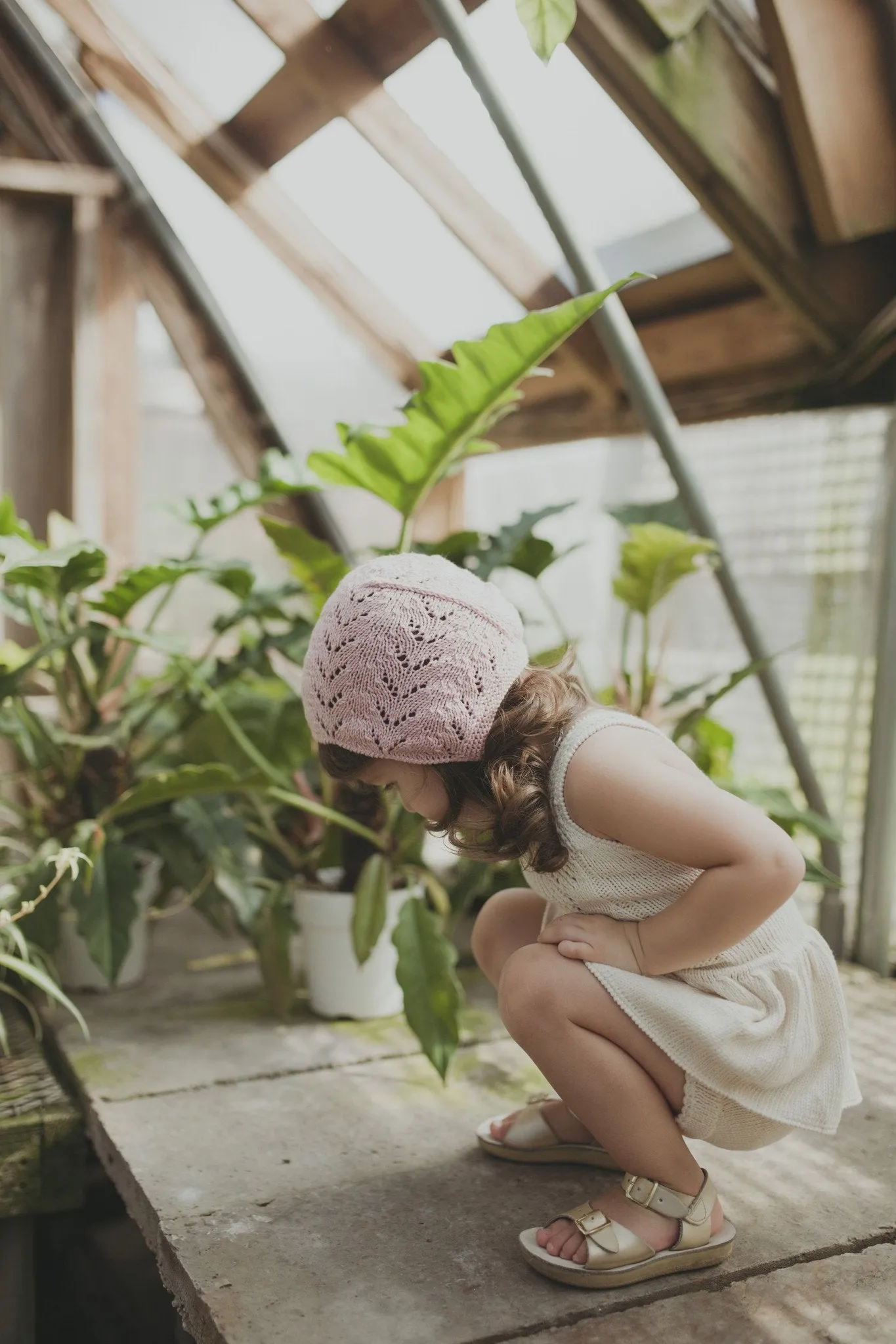 Cotton Lacy Bonnet