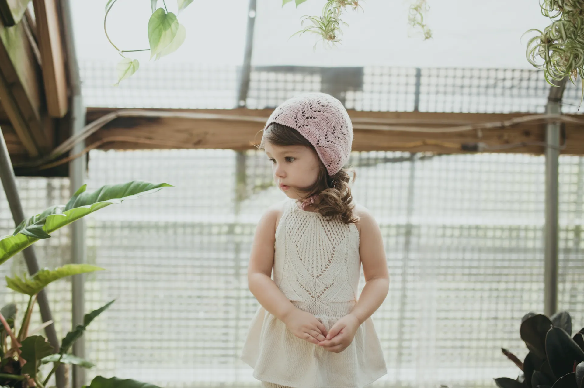 Cotton Lacy Bonnet