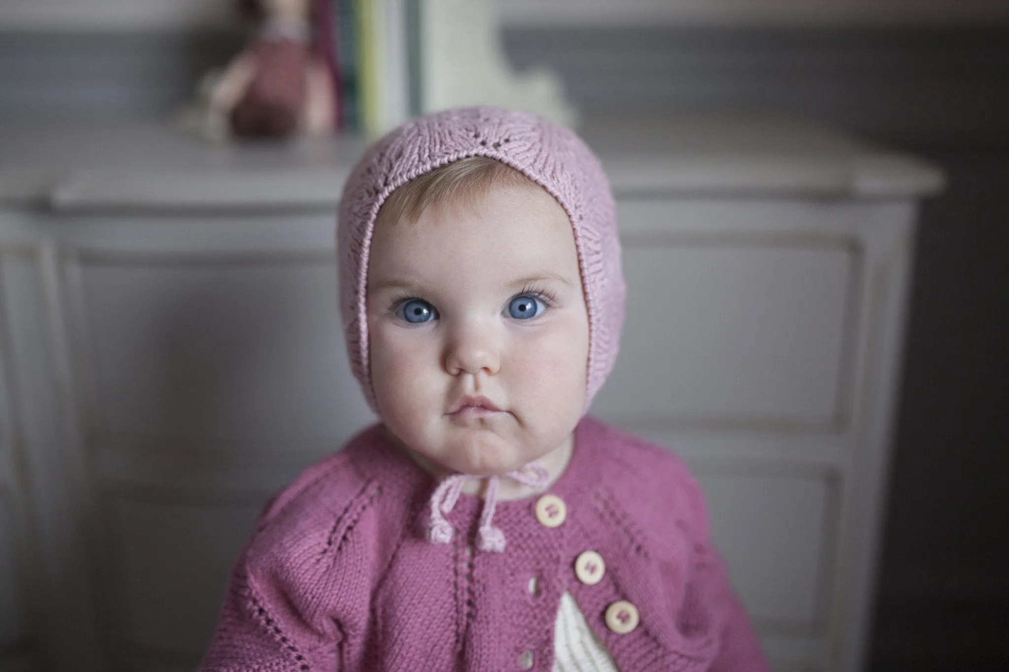 Cotton Lacy Bonnet