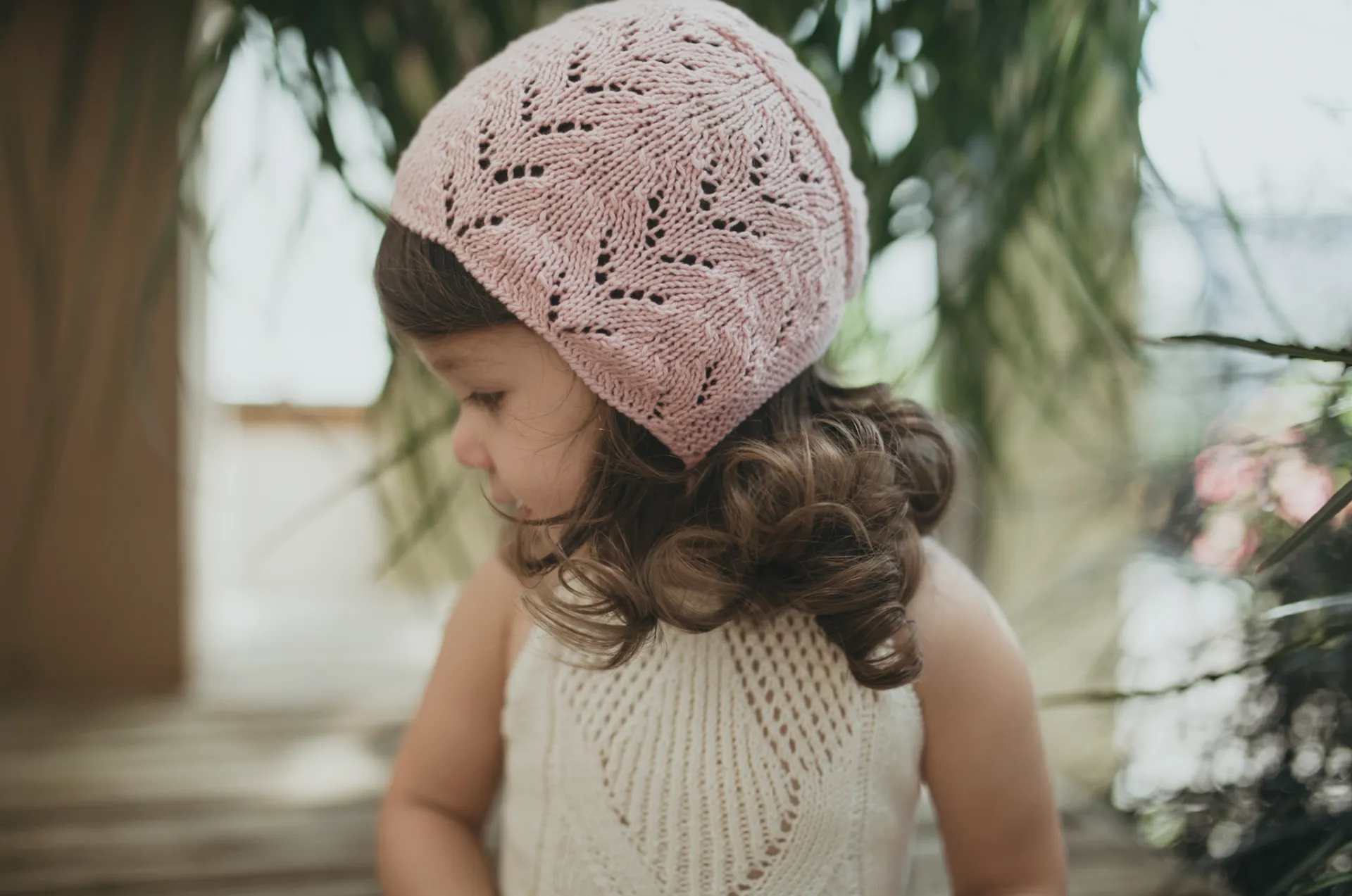 Cotton Lacy Bonnet