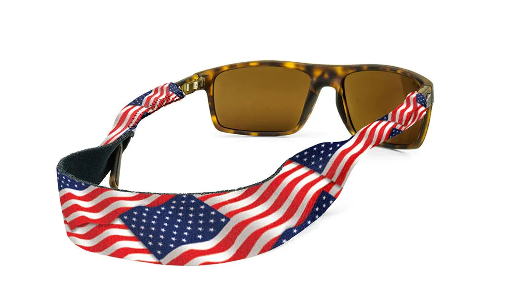 Croakies / USA flag print