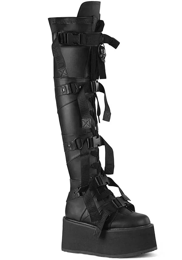 DAMNED-325 [Black] | PLATFORM BOOTS [PREORDER]