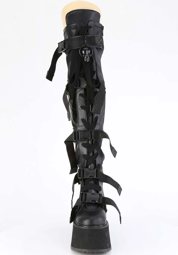 DAMNED-325 [Black] | PLATFORM BOOTS [PREORDER]