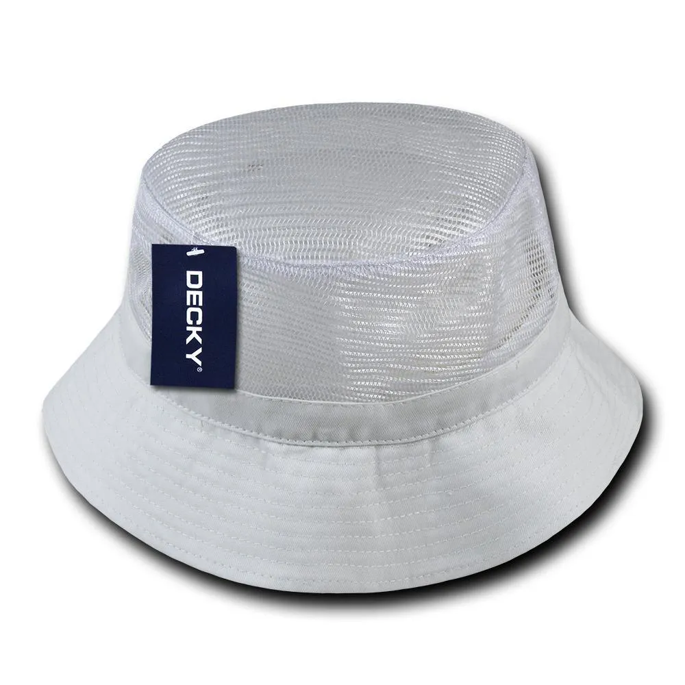 Decky 458 - Structured Mesh Bucket Hat