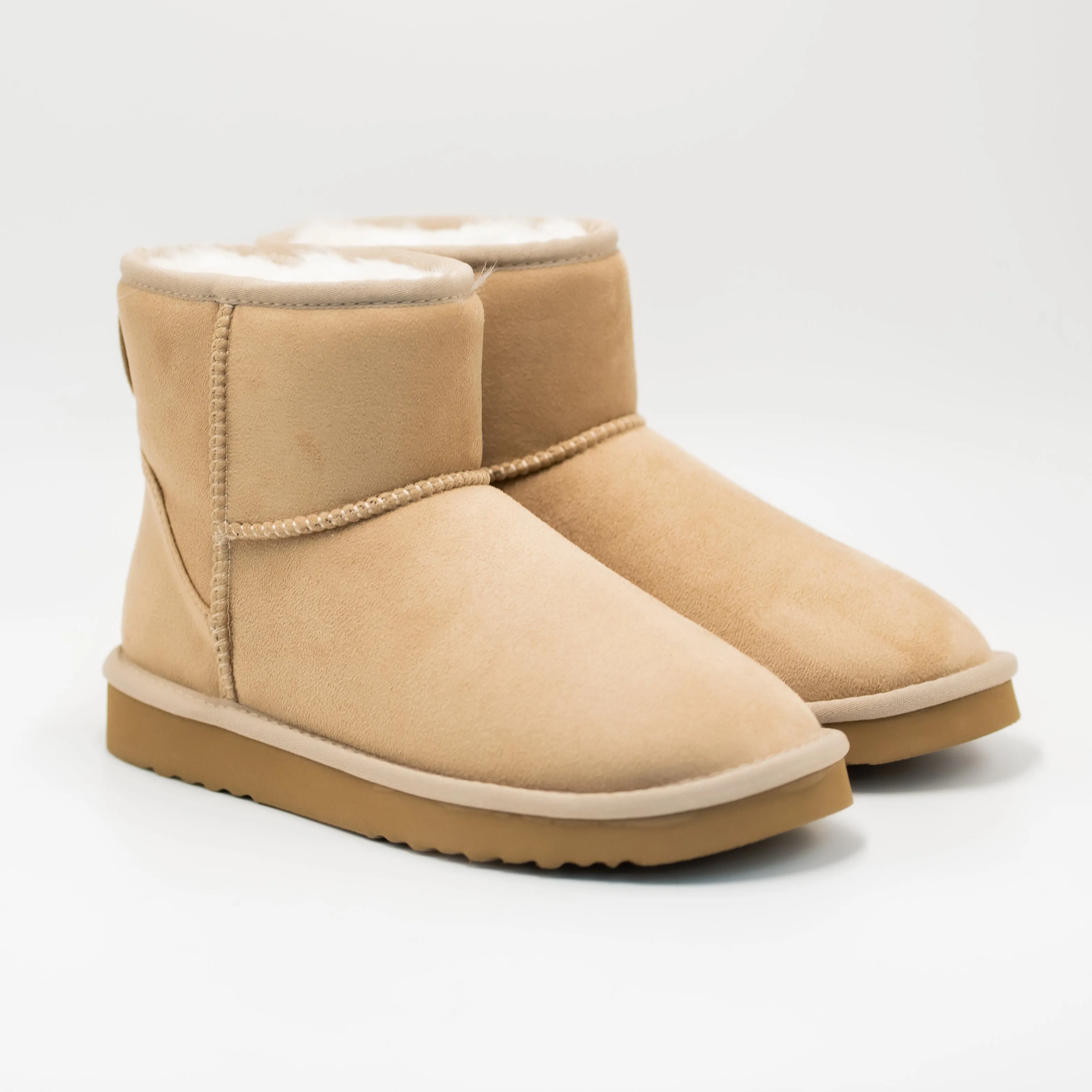 [Defective] Pawj Mini Boot | Tan / Aspen Snow