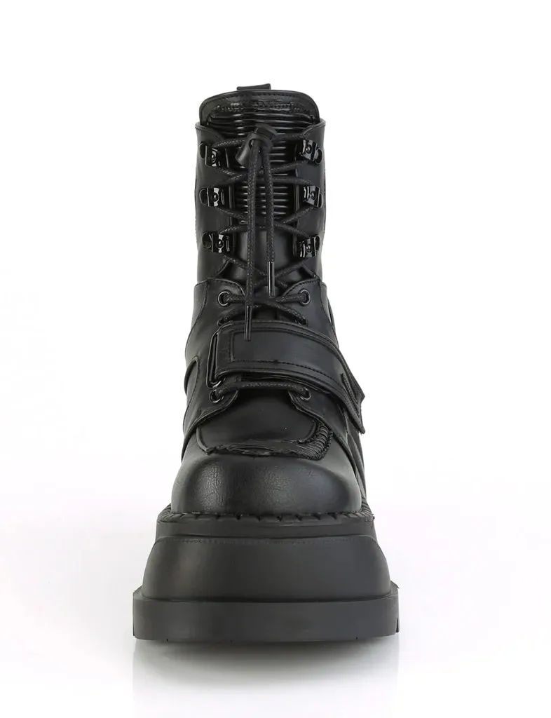 DEMONIA STOMP 13 BOOTS - BLACK